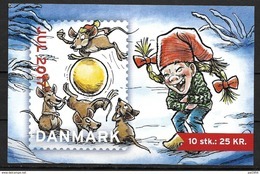 Vignettes De Noël Du Danemark 2017 Carnet De 10 - Variétés Et Curiosités