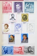 ** O 1975-1985 Kis Magyar Tétel,  Közte Postatiszta Teljes Sorok, Blokkok, Kisívek, FDC-k, Díjegyesek 4 Közepes Berakóba - Otros & Sin Clasificación