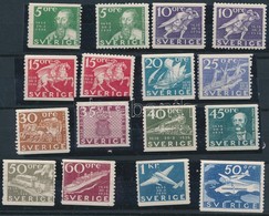 ** Svédország 1936 300 éves A Svéd Posta Sor Mi 227-238 + 1 Bélyeg Mi 239 (Mi EUR 370.-) - Altri & Non Classificati