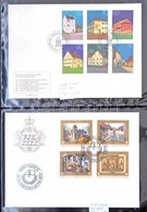 Liechtenstein FDC, Alkalmi Bélyegzés, Emléklap Gyűjtemény Levélberakóban (csak Az FDC Mi EUR 255.-) - Otros & Sin Clasificación