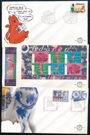 7 Db Holland Modern FDC + Jersey, Svéd és Finn FDC-k - Otros & Sin Clasificación