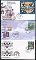 12 Db ENSZ FDC 1995-1999 - Otros & Sin Clasificación