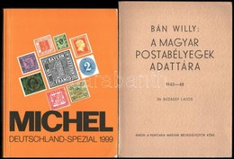 Michel Németország Speciál 1999 + Bán Willy: A Magyar Postabélyegek Adattára 1943-48 - Other & Unclassified