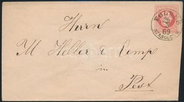 1869 5kr Díjjegyes Boríték / PS-cover 'FÖLDES SZABOLCS M.' 'SÁÁP' - Pest - Sonstige & Ohne Zuordnung