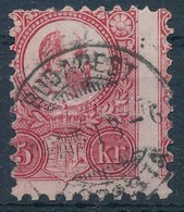 O 1871 Képbe Fogazott Réznyomat 5kr - Otros & Sin Clasificación