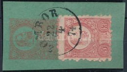 1871 Réznyomat 5kr, 5kr Díjjegyes Kivágáson 'ZOMBOR' - Other & Unclassified