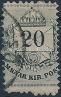 O 1874 20kr Extra Keskeny Bélyeg (ex Lovász) - Other & Unclassified