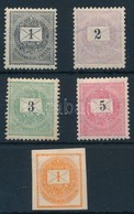 * 1898 1kr, 2kr, 3kr, 5kr + Hírlapbélyeg (5.600) - Otros & Sin Clasificación