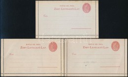 1896 6 Db 5kr Zárt Levelezőlap Szürke Papíron - Otros & Sin Clasificación