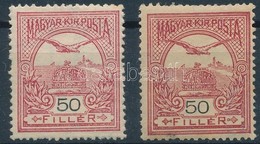 * 1906/1909 2 Db Turul 50f - Otros & Sin Clasificación