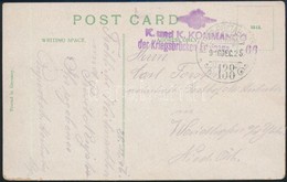 1916 Képeslap / Postcard 'K.u.K. KOMMANDO Der Kriegsbrücken Equipage No. 66' - Otros & Sin Clasificación