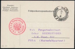 1917 Tábori Lap / Field Postcard 'K.u.K.  KRIEGSMARINE S.M.S. MONARCH' - Otros & Sin Clasificación