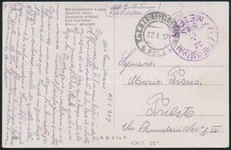 1917 Képeslap / Postcard 'K.u.k. KRIEGSMARINE S.M.S. METEOR' - Otros & Sin Clasificación