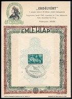 1940 Mátyás Király Blokk + Árvíz (II.) 20f + 50f Alkalmi Bélyegzővel - Sonstige & Ohne Zuordnung