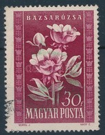 O 1950 Virág 30f Eltolódott Színnyomatokkal - Sonstige & Ohne Zuordnung