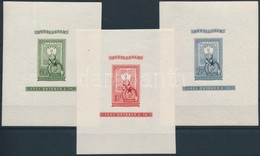 ** 1951 80 éves A Magyar Bélyeg Vágott Blokksor, Szép állapotban (100.000) - Other & Unclassified