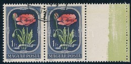 O 1951 Virág 1Ft Pár,  Jobb Oldalon üres Mezővel - Other & Unclassified