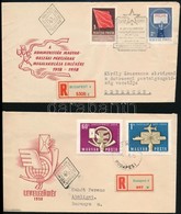 1958 Levelező Hét (I.) Elsőnapi Ajánlott Levélen + Kommunisták Magyarországi Párja (I.) Elsőnapi Ajánlott Levélen - Sonstige & Ohne Zuordnung