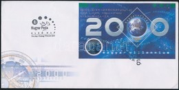 2000 Ezredforduló Blokk FDC-n - Sonstige & Ohne Zuordnung