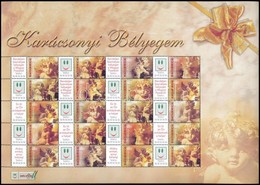 ** 2004 Karácsonyi Bélyegem (I.) - Angyalkák Promóciós Teljes ív Sorszám Nélkül (11.000) - Otros & Sin Clasificación