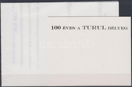 2000 100 éves A Turul Bélyeg I. Emlékív Felülnyomatának Karton Próbanyomata + Tanúsítvány - Sonstige & Ohne Zuordnung