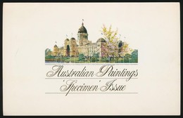 ** 1977-1981 3 Klf Festmény MINTA Bélyeg Az 1984-es Ausztráliai Festmény Bélyeg Bélyegkiállítás Kiadványában Mi 640, 672 - Sonstige & Ohne Zuordnung