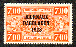 Belgio-B-0003 - Emissione Per Giornali 1928 (+) Hinged - Senza Difetti Occulti. - Periódicos [JO]