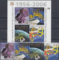 ** 2006 50 éves A CEPT Négyescsík Mi 166-169 + Blokk Mi 7 - Sonstige & Ohne Zuordnung