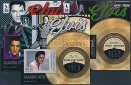 ** 2013 Elvis Presley 3 Db Blokk Mi 663-665 - Otros & Sin Clasificación