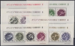 ** 1964 Tokiói Olimpia Blokksor Mi 67-72 - Other & Unclassified