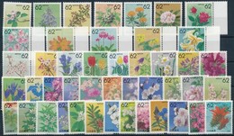 ** 1990 Prefektúra; Virágok Sor 45 értéke Mi 1909-1919, 1921-1954 - Sonstige & Ohne Zuordnung