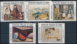 ** 1981 Picasso, Festmény Vágott Sor,
Picasso, Painting Imperforated Set
Mi 827-831 - Otros & Sin Clasificación