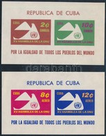 ** 1961 ENSZ Blokkpár Mi 20-21 - Otros & Sin Clasificación