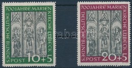 * 1951 700 éves A Lübecki Mária-templom Sor Mi 139-140 - Otros & Sin Clasificación