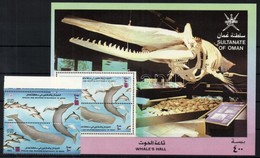 ** 1993 Delfinek és Bálnák Pár Mi 372-373 + Blokk 10 - Sonstige & Ohne Zuordnung