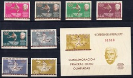 ** 1963 Sport Sor Mi 1168-1175 + Blokk Mi 35 - Sonstige & Ohne Zuordnung