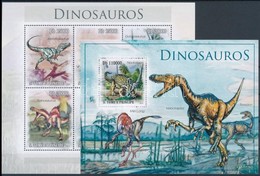** 2010 Dinoszauruszok Kisív Mi 4543-4548 + Blokk Mi 780 - Sonstige & Ohne Zuordnung