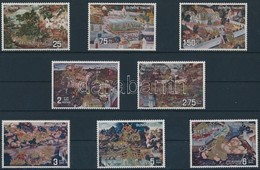 ** 1973 Festmény Sor Mi 677-684 - Other & Unclassified