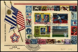 1976 Mi Blokk 31 FDC-n - Other & Unclassified