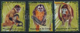 ** Kongó Brazzaville 2007 Majom Sor 3 értéke - Otros & Sin Clasificación