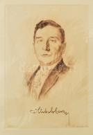 Prihoda István (1891-1956): Klebelsberg Kuno. Rézkarc, Papír-karton, Jelzett, 21×14,5 Cm - Otros & Sin Clasificación