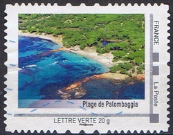 Corse - Plage De Palombaggia - Lettre Verte 20 G - Collectors