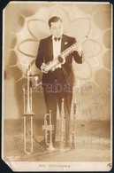 Cca 1930 Art Christmas (1905-1961) Kanadai Jazz Szaxofonos Aláírt Fotója - Otros & Sin Clasificación