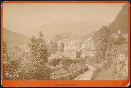 Cca 1890 Berchtesgaden Keményhátú Fotó 17x11 Cm - Otros & Sin Clasificación