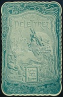 Cca 1900 Stettner János Reklám Kártya 10x6,5 Cm - Publicidad