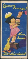 A Tündérvásár Című újságot Reklámozó Kétoldalas Szórólap, Grafikus: Tedesco Anna (1903-1969) - Advertising