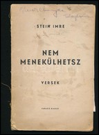 1944-1945 Érdekes Irat Tétel: Stein Imre: Nem Menekülhetsz. Bp., é.n. Faragó. Hozzá Családi Levelezés: Bleier Magda Kézi - Otros & Sin Clasificación