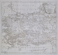 Cca 1750 Karte Von Klein Asien - Kis-Ázsia Térképe. Rézmetszet. 29x39 Cm / Engraved Map Of Little-Asia - Otros & Sin Clasificación