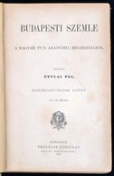 1879 Budapesti Szemle. 19. Kötet. (37.,38. Szám.) Szerk.: Gyulai Pál. Bp.,1879, Franklin-Társulat, 4+4  64 P. Kopott, Fo - Sin Clasificación