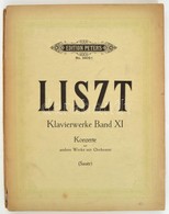 Franz Liszt Klavierwerke Band XI. Konzerte Und Andere Werke Mit Orchester. Werke Für Klavier Zu 2 Händen. Leipzig, én.,  - Other & Unclassified